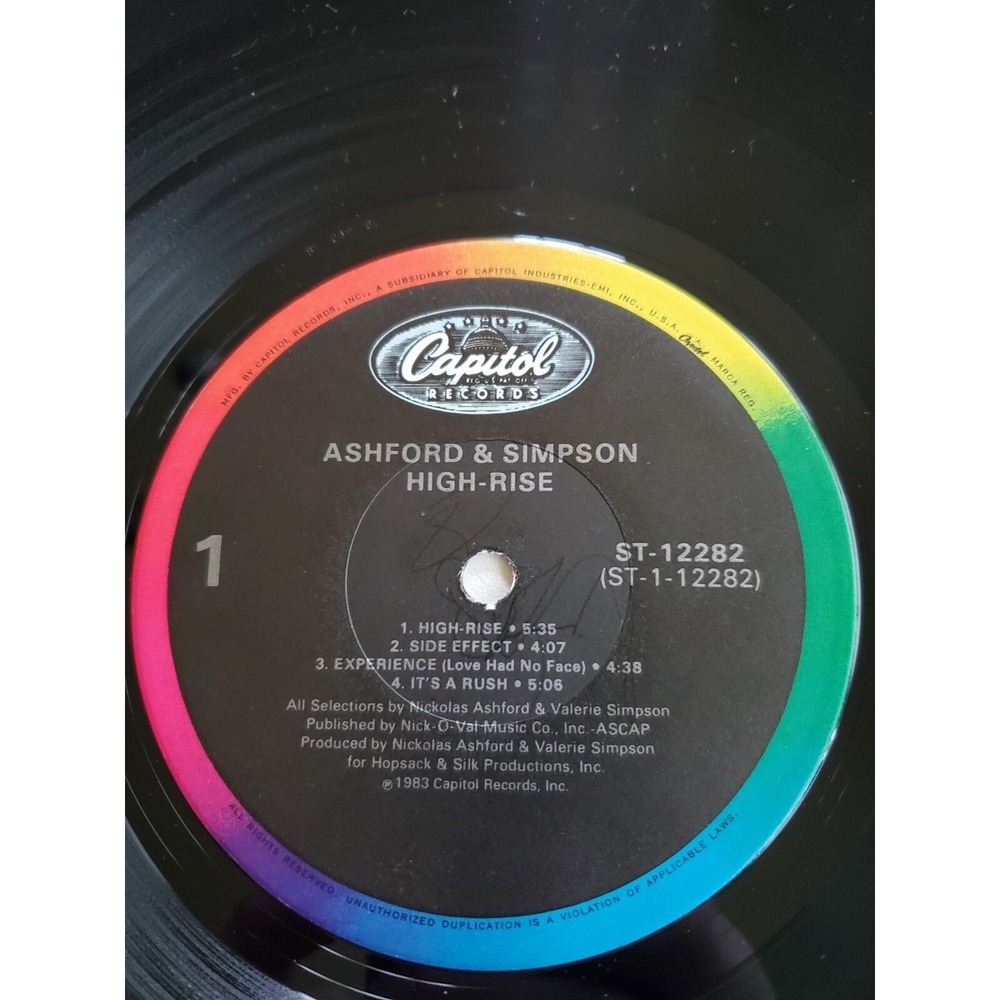 Ashford And Simpson- High Rise- VG+ Tested - Picture 10 of 12